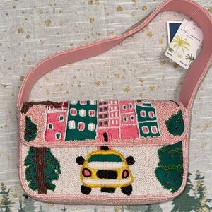 NYC Christmas Beaded  Women's Bag